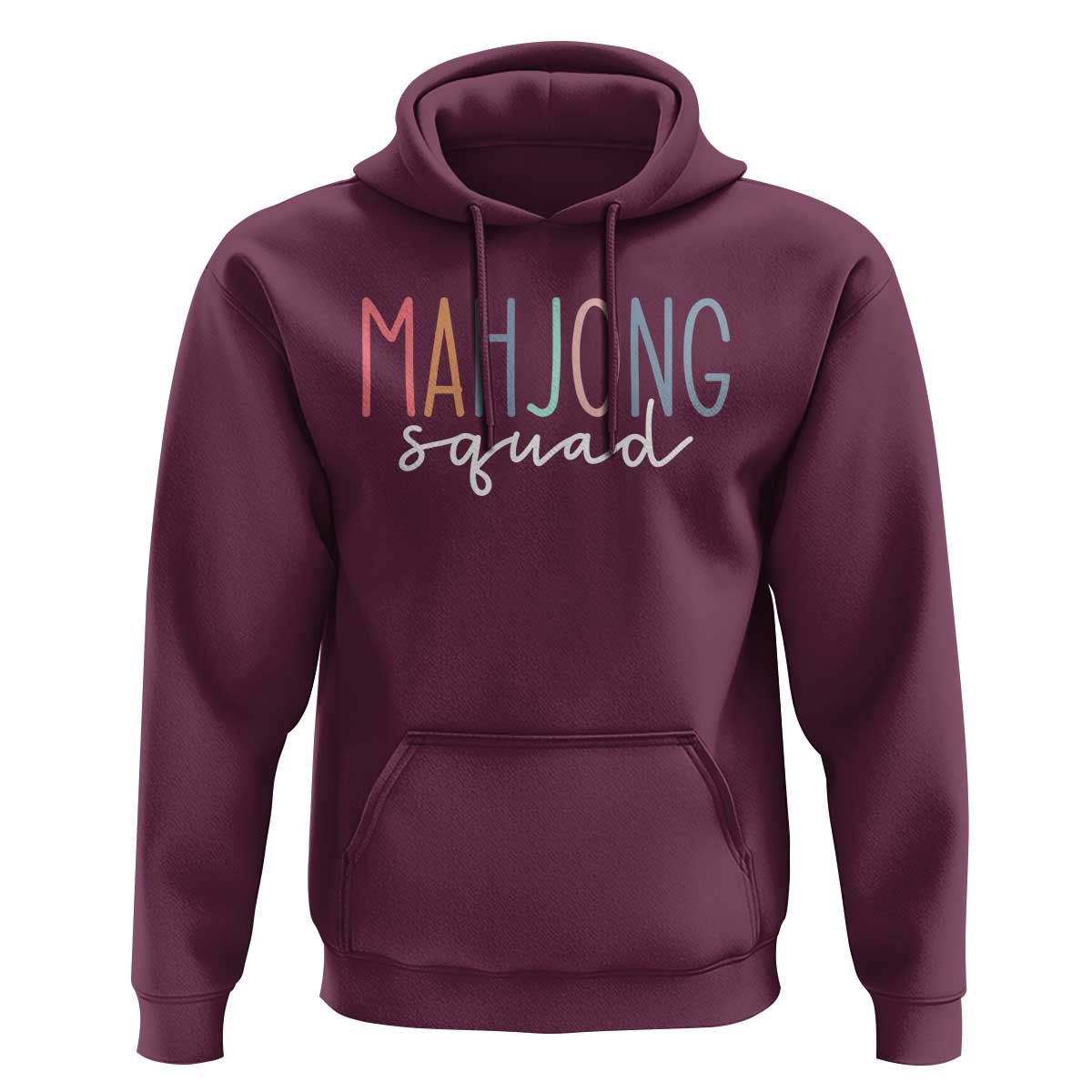 Mahjong Lovers Mahj Squad Hoodie Boho Pastel Cute Game Night Graphic