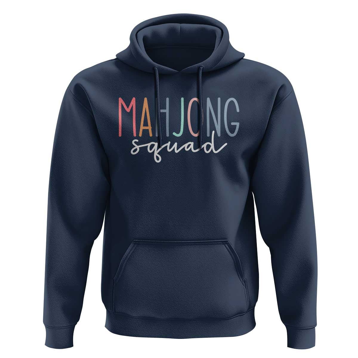 Mahjong Lovers Mahj Squad Hoodie Boho Pastel Cute Game Night Graphic