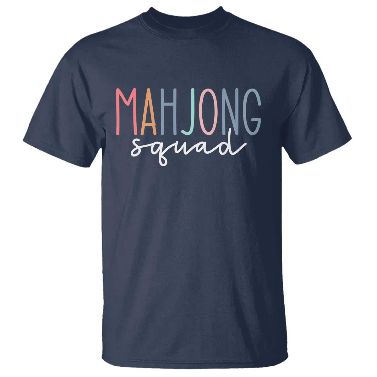 Mahjong Lovers Mahj Squad T Shirt Boho Pastel Cute Game Night Graphic