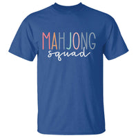 Mahjong Lovers Mahj Squad T Shirt Boho Pastel Cute Game Night Graphic