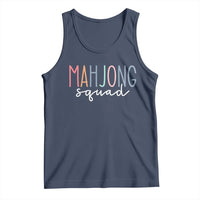 Mahjong Lovers Mahj Squad Tank Top Boho Pastel Cute Game Night Graphic