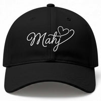 Mahjong Lovers Baseball Cap Funny Mah Jongg Heart Game Night Graphic