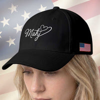 Mahjong Lovers Baseball Cap Funny Mah Jongg Heart Game Night Graphic