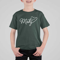 Mahjong Lovers T Shirt For Kid Funny Mah Jongg Heart Game Night Graphic