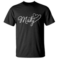 Mahjong Lovers T Shirt Funny Mah Jongg Heart Game Night Graphic