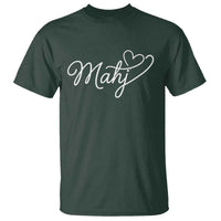 Mahjong Lovers T Shirt Funny Mah Jongg Heart Game Night Graphic