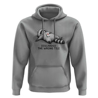 Funny Raccoon Mahjong Lovers Hoodie Discarded The Wrong Tile