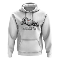 Funny Raccoon Mahjong Lovers Hoodie Discarded The Wrong Tile