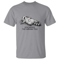 Funny Raccoon Mahjong Lovers T Shirt Discarded The Wrong Tile