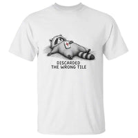 Funny Raccoon Mahjong Lovers T Shirt Discarded The Wrong Tile