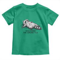 Funny Raccoon Mahjong Lovers Toddler T Shirt Discarded The Wrong Tile