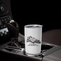 Funny Raccoon Mahjong Lovers Tumbler Cup Discarded The Wrong Tile
