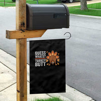 Funny Thanksgiving Garden Flag Guess What Turkey Butt Retro - Wonder Print Shop
