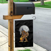 Bigfoot Pilgrim Turkey Pumpkin Thanksgiving Day Garden Flag Sasquatch - Wonder Print Shop