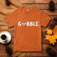 Funny Thanksgiving Turkey T Shirt Gobble Family Fall Autumn Season - Wonder Print Shop
