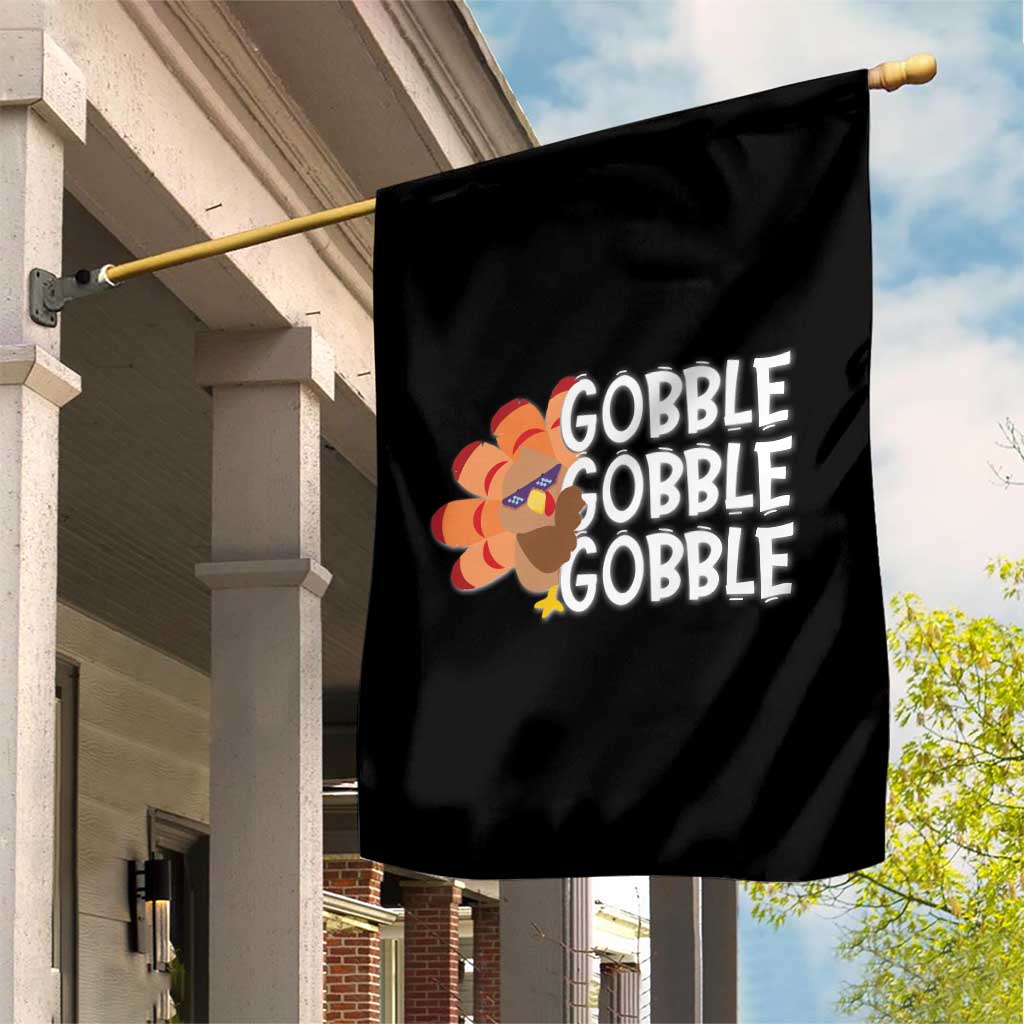 Thanksgiving Gobble Garden Flag Turkey Day Thanksgiving Family - Wonder Print Shop
