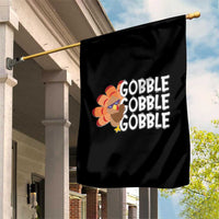 Thanksgiving Gobble Garden Flag Turkey Day Thanksgiving Family - Wonder Print Shop