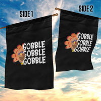 Thanksgiving Gobble Garden Flag Turkey Day Thanksgiving Family - Wonder Print Shop