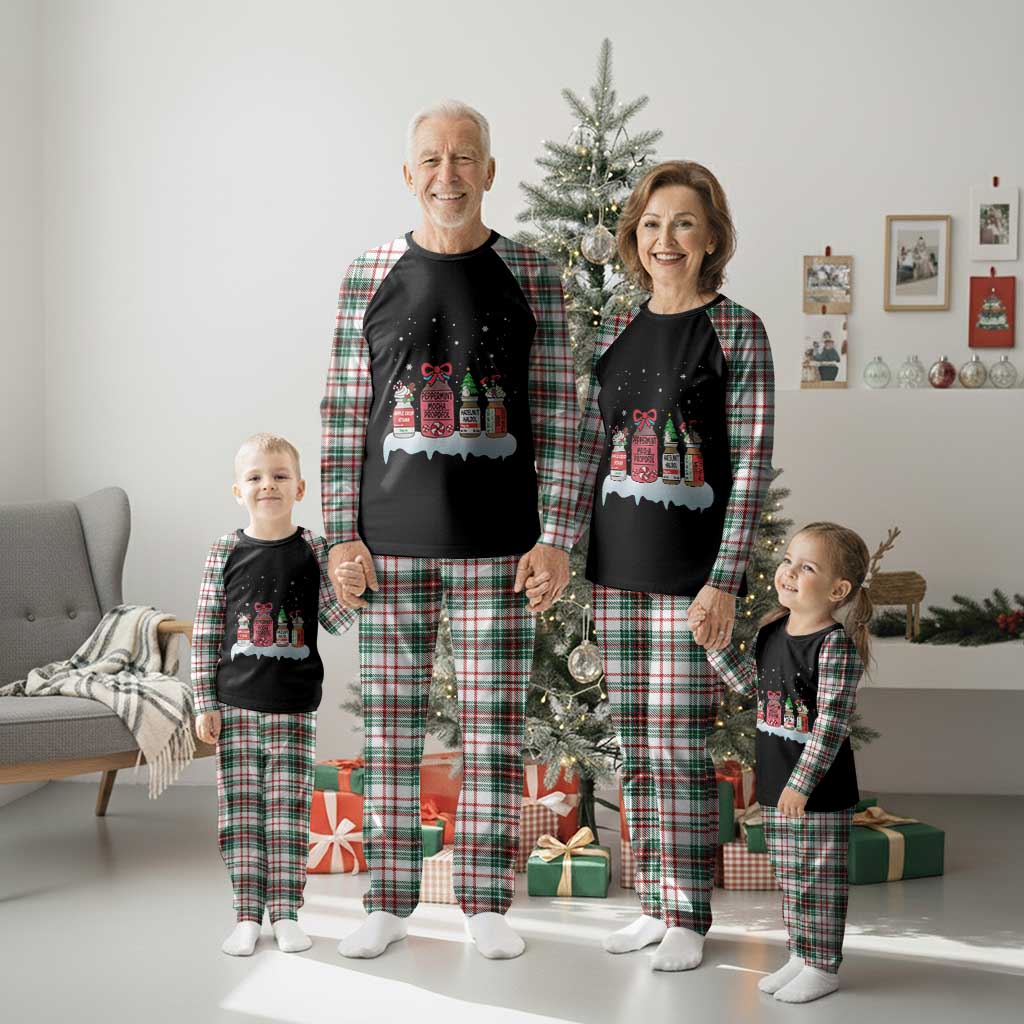 Nurse Christmas Plaid Pajama Set Funny Nursing Nurse RN LPN NP Doctor Nicu - Wonder Print Shop