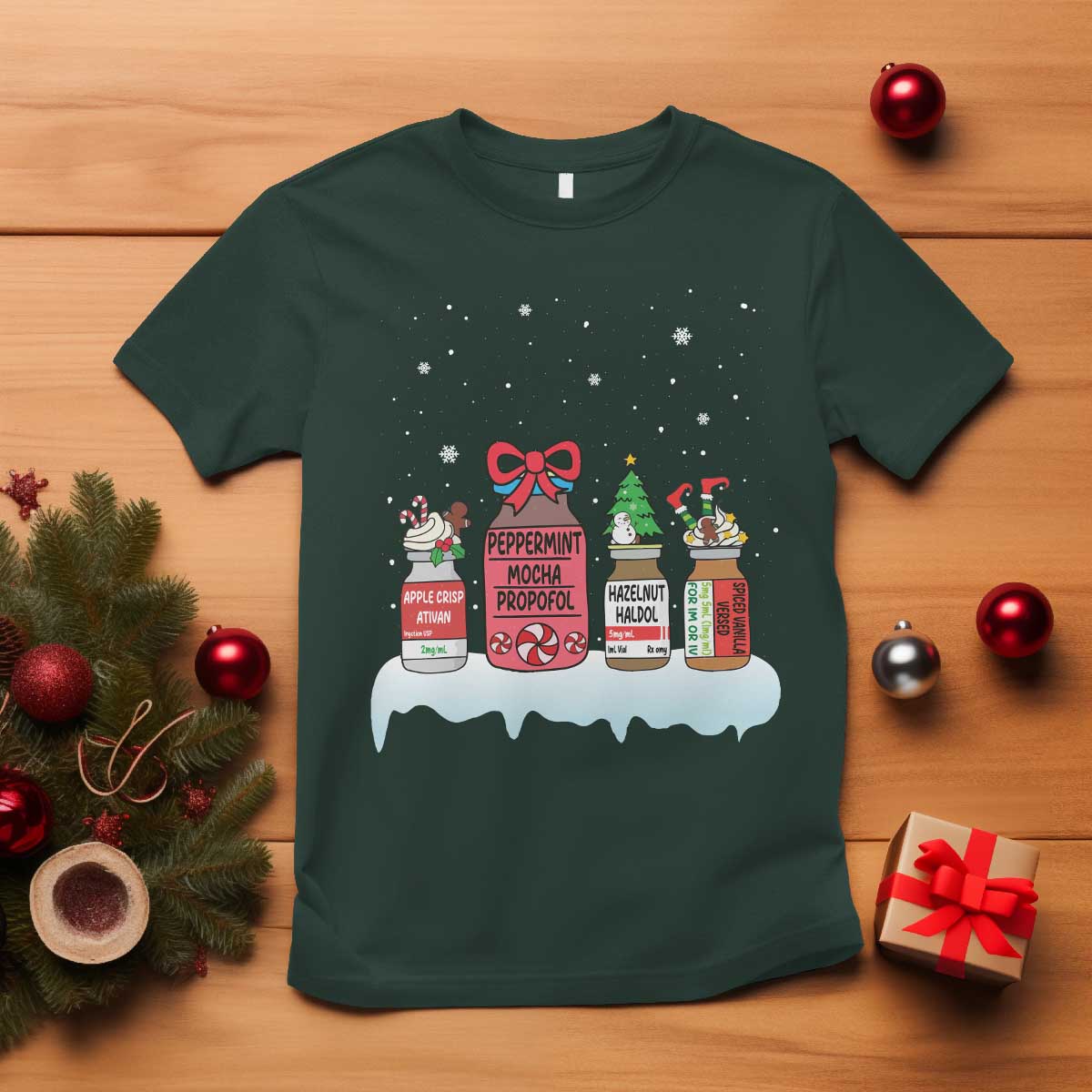 Nurse Christmas T Shirt Funny Nursing Nurse RN LPN NP Doctor Nicu - Wonder Print Shop