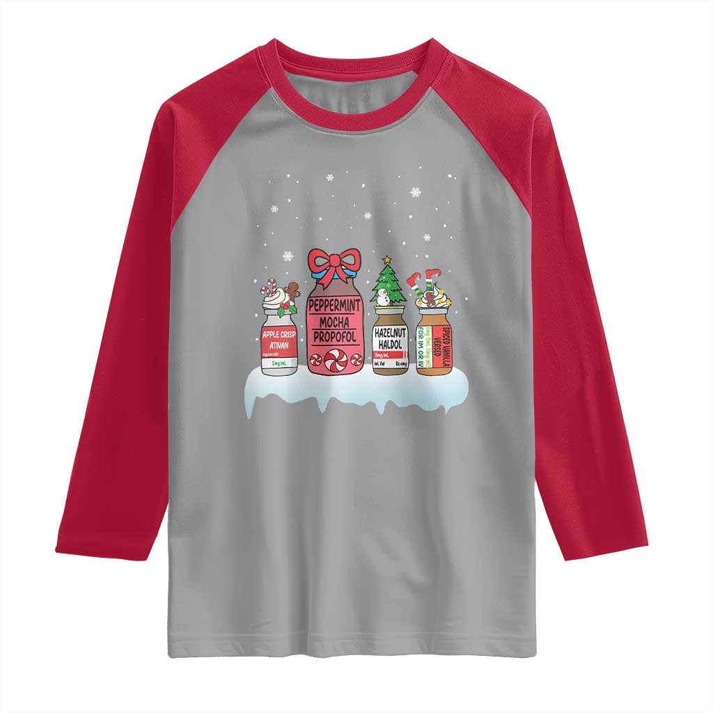 Nurse Christmas Raglan Shirt Funny Nursing Nurse RN LPN NP Doctor Nicu