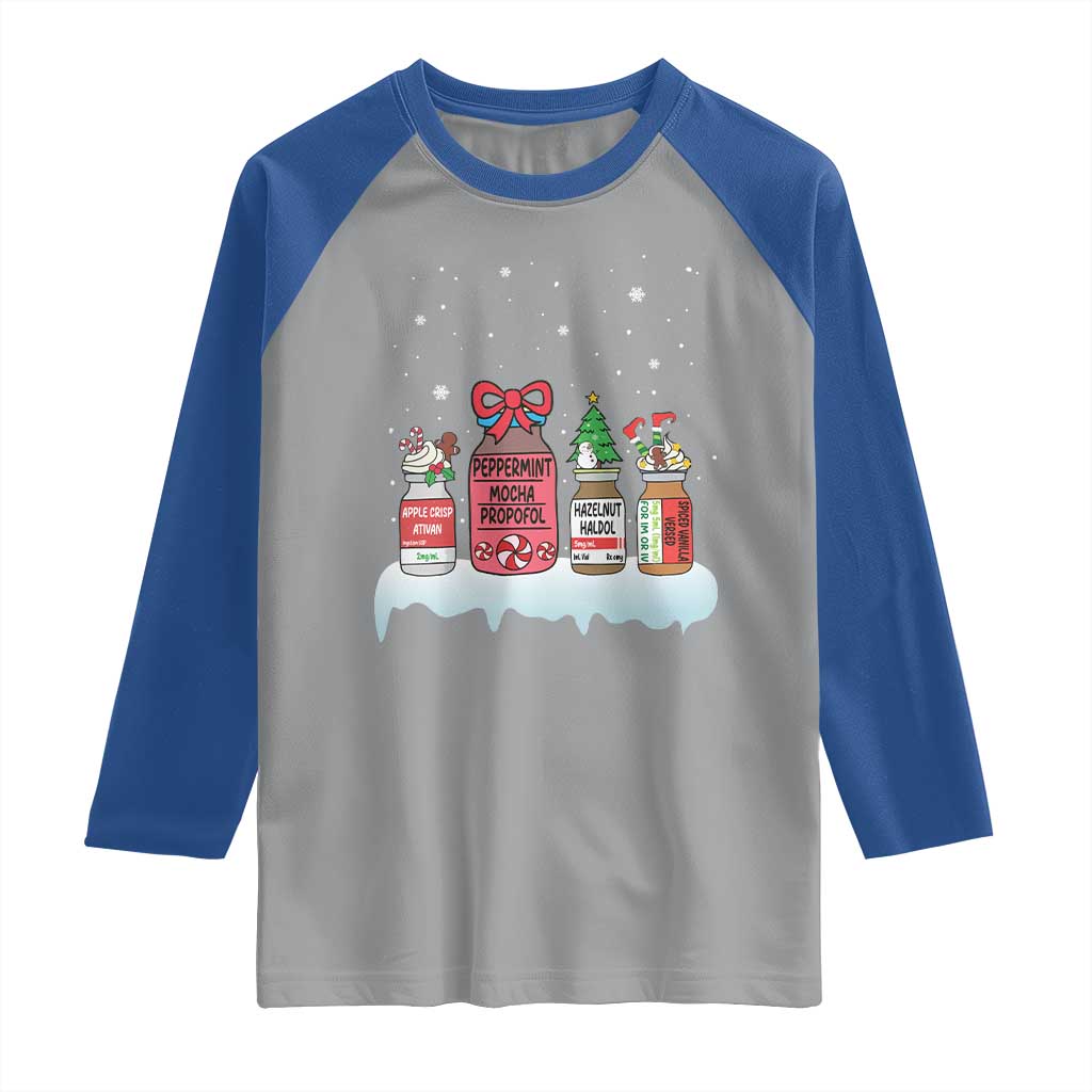 Nurse Christmas Raglan Shirt Funny Nursing Nurse RN LPN NP Doctor Nicu