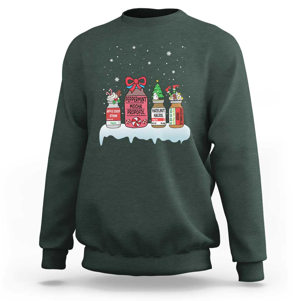 Nurse Christmas Sweatshirt Funny Nursing Nurse RN LPN NP Doctor Nicu - Wonder Print Shop