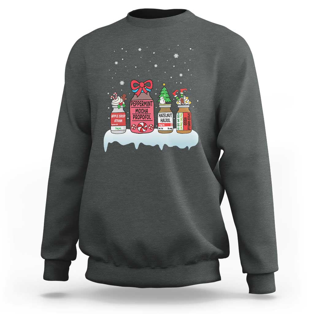 Nurse Christmas Sweatshirt Funny Nursing Nurse RN LPN NP Doctor Nicu - Wonder Print Shop