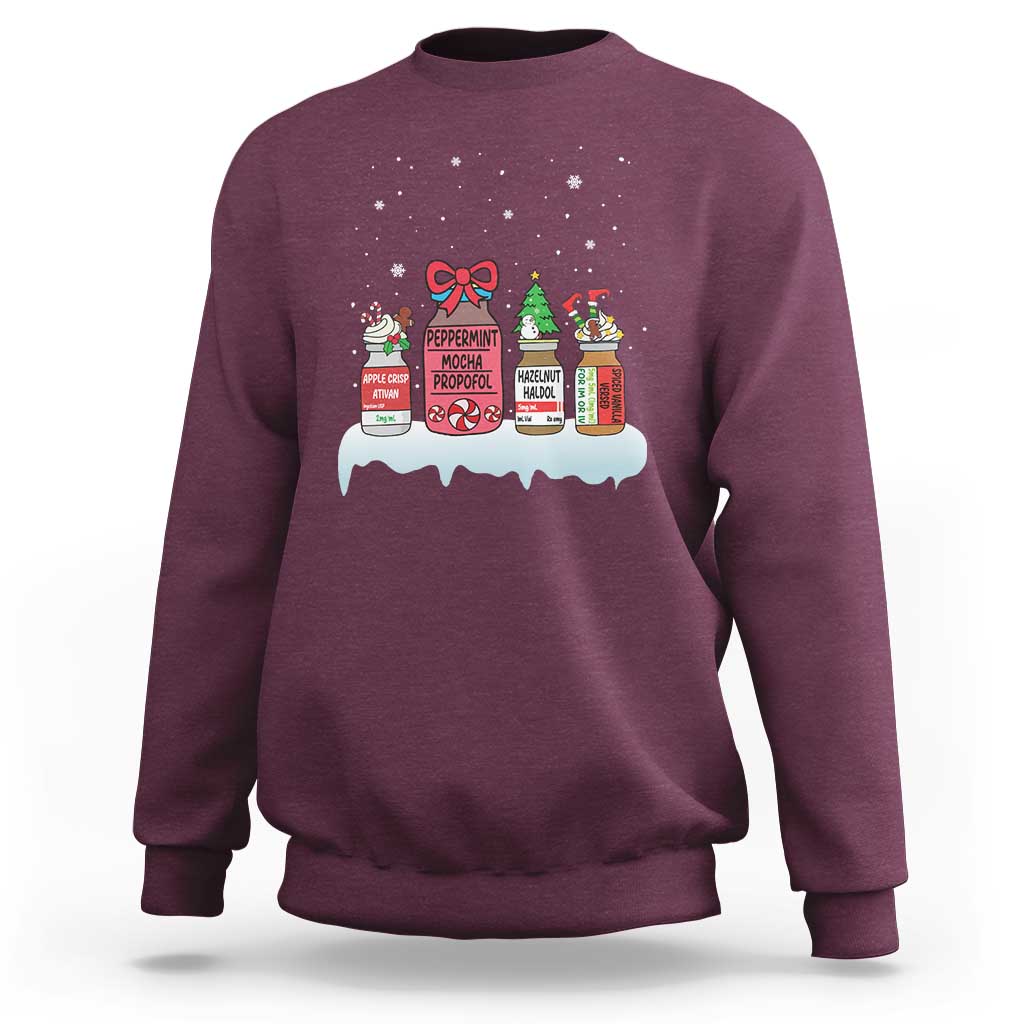 Nurse Christmas Sweatshirt Funny Nursing Nurse RN LPN NP Doctor Nicu - Wonder Print Shop