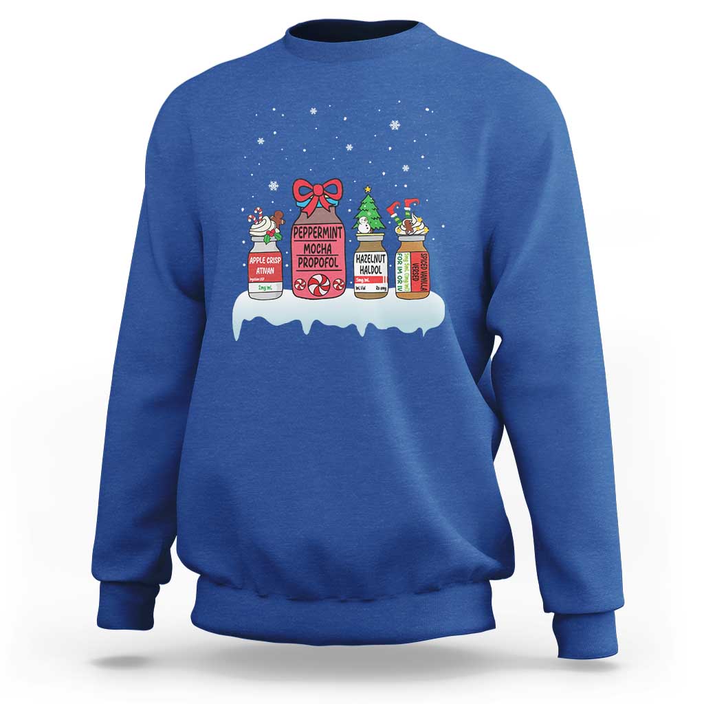 Nurse Christmas Sweatshirt Funny Nursing Nurse RN LPN NP Doctor Nicu - Wonder Print Shop