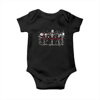 Skeleton Nurse Christmas Baby Onesie Ballerinas Ballet Dance Xmas Lights