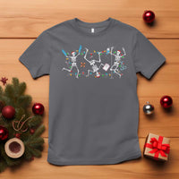 Skeleton Nurse Christmas T Shirt Funny Hip Hop Dancing Registered Nurse Xmas Lights - Wonder Print Shop