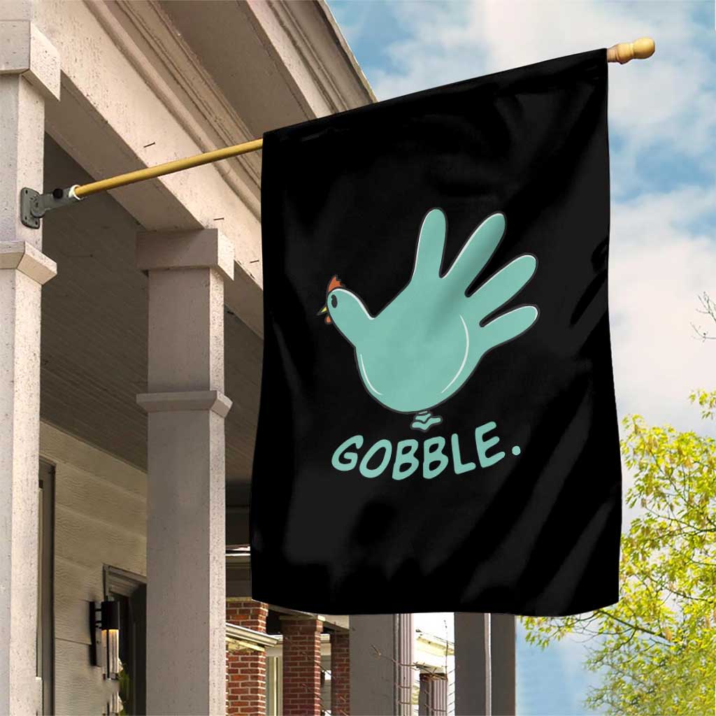 Thanksgiving Nurse Turkey Garden Flag Turkey Glove Cute Thanksgiving Thankful Nurse Medical Assistant - Wonder Print Shop