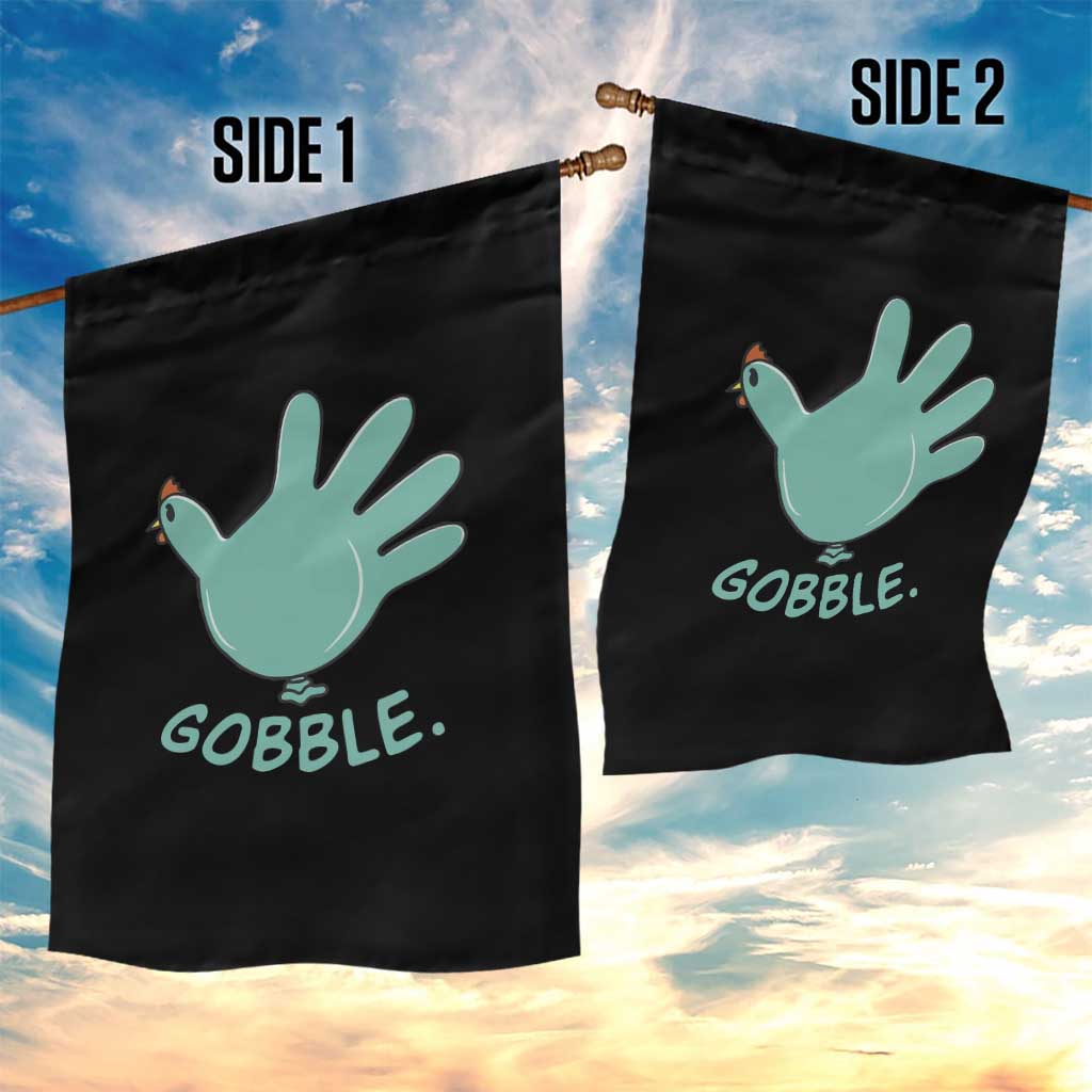 Thanksgiving Nurse Turkey Garden Flag Turkey Glove Cute Thanksgiving Thankful Nurse Medical Assistant - Wonder Print Shop
