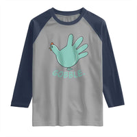 Thanksgiving Nurse Turkey Raglan Shirt Turkey Glove Cute Thanksgiving Thankful Nurse Medical Assistant