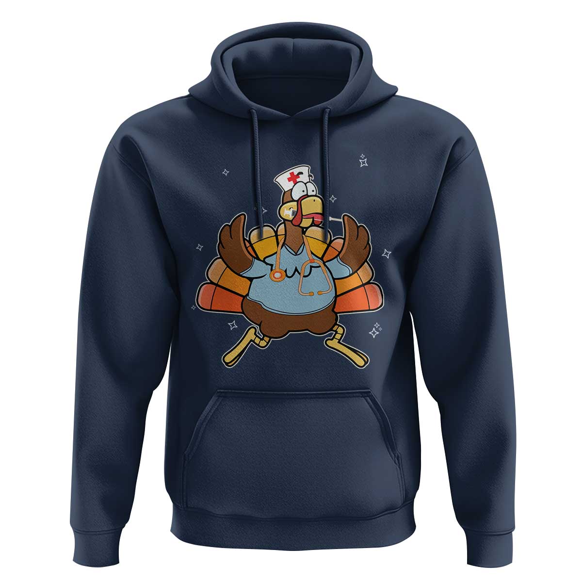 Thanksgiving Nurse Turkey Hoodie Funny Nursing Student Gift Thankful Nurse Medical Assistant
