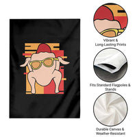 Turkey Thanksgiving Garden Flag Funny Fall - Wonder Print Shop