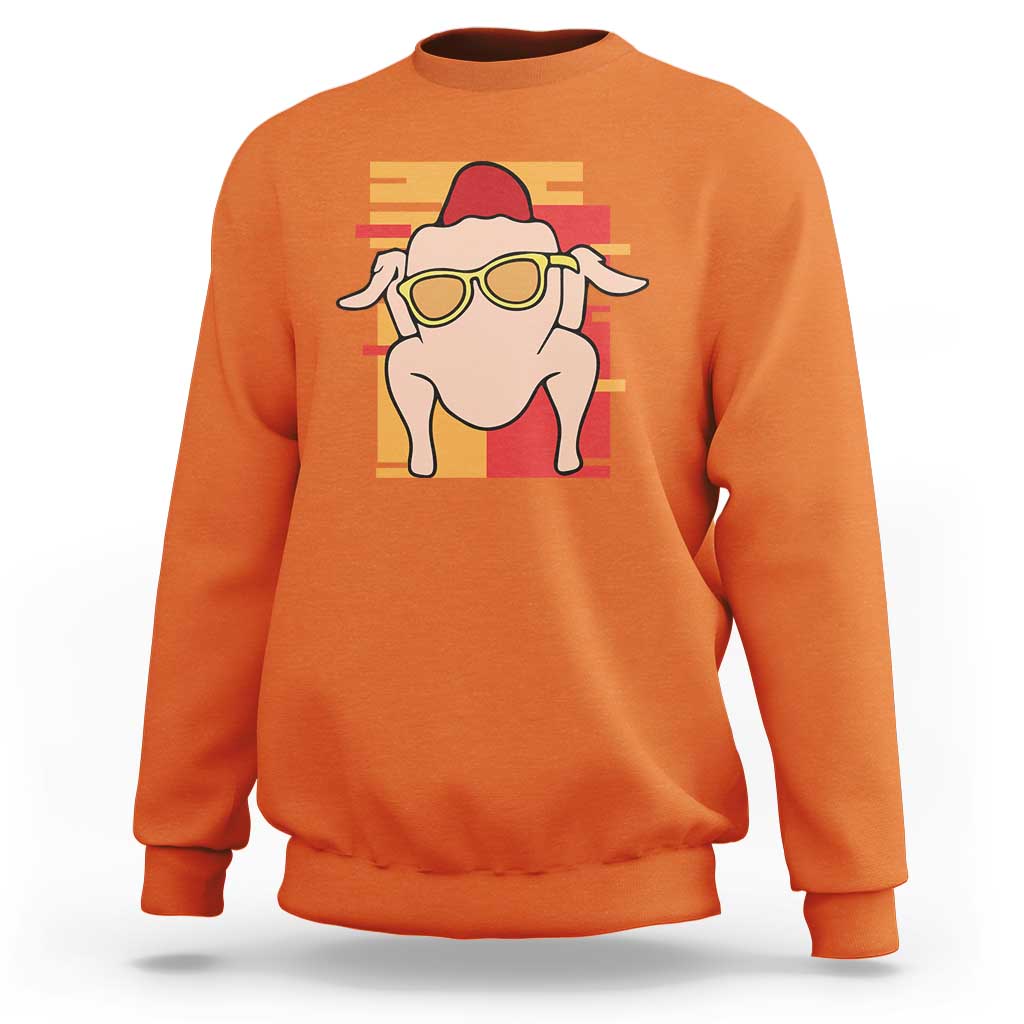Turkey Thanksgiving Sweatshirt Funny Fall - Wonder Print Shop