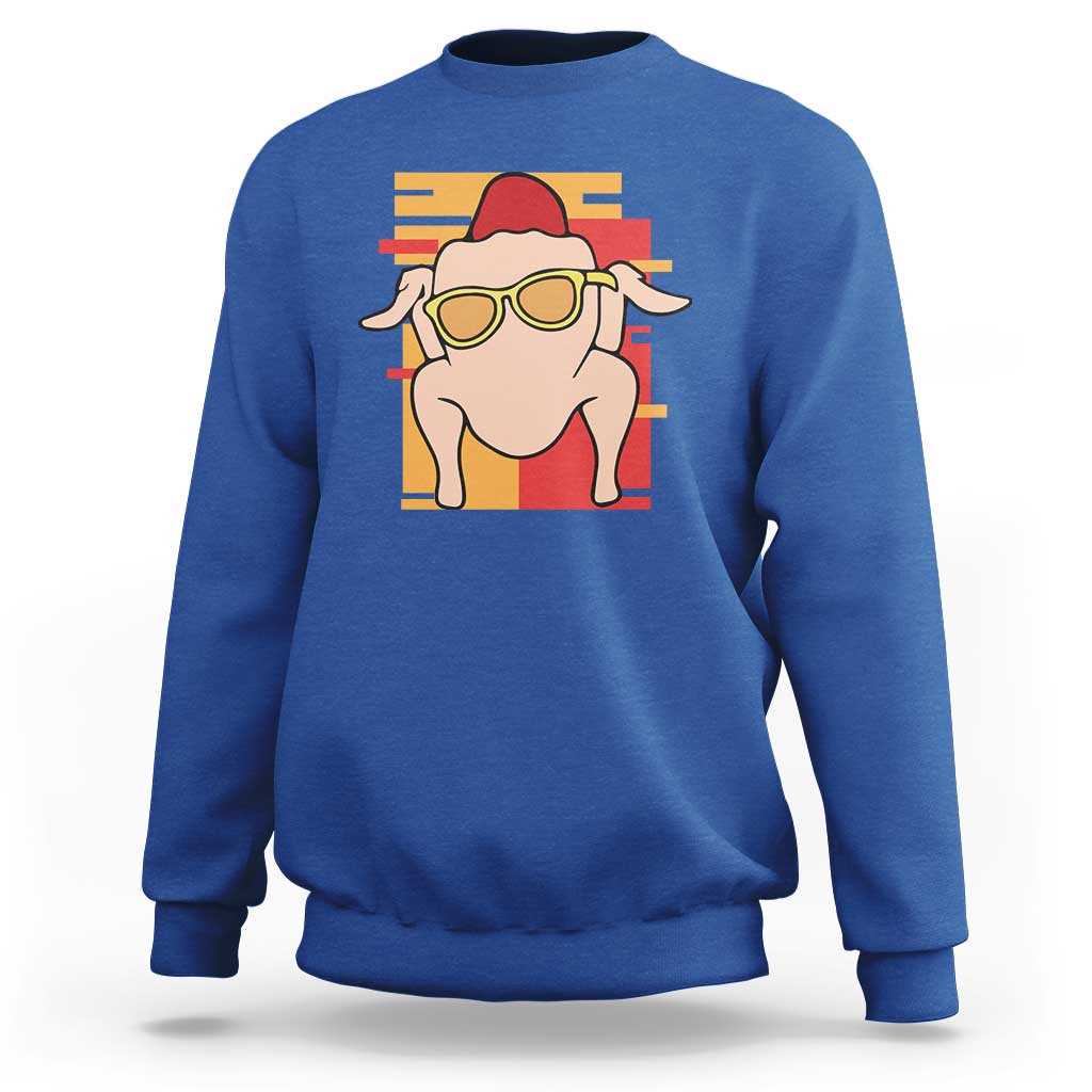 Turkey Thanksgiving Sweatshirt Funny Fall - Wonder Print Shop