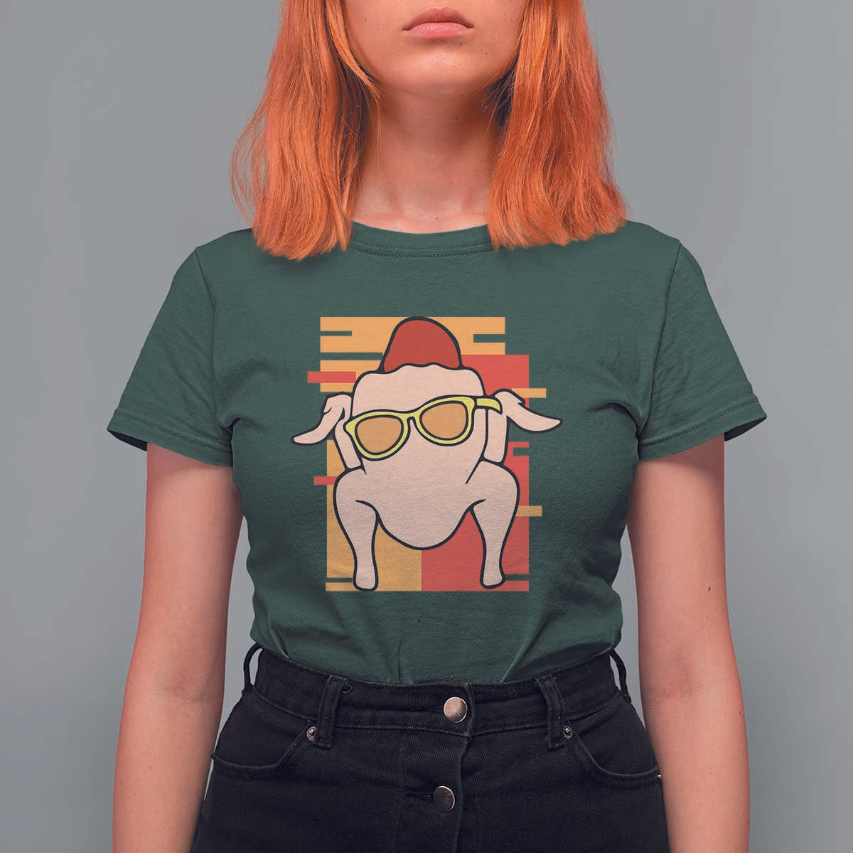 Turkey Thanksgiving T Shirt For Women Funny Fall - Wonder Print Shop