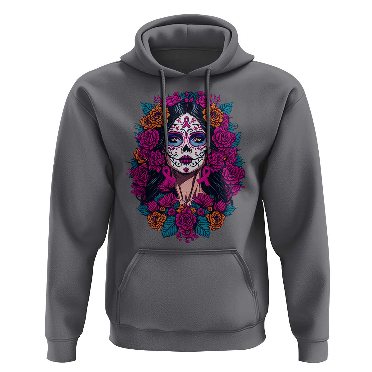 Dia De Los Muertos Catrina Day Of The Dead Sugar Skull Hoodie