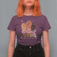 Breast Cancer Awareness Month In October We Wear Pink 2024 T Shirt For Women Harris Together We Rise - Wonder Print Shop