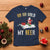 Christmas Beer T Shirt Funny Santa Ho Ho Hold My Beer Skateboard Roof - Wonder Print Shop