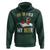 Christmas Beer Hoodie Funny Santa Ho Ho Hold My Beer Skateboard Roof