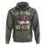 Christmas Beer Hoodie Funny Santa Ho Ho Hold My Beer Skateboard Roof