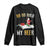 Christmas Beer Long Sleeve Shirt Funny Santa Ho Ho Hold My Beer Skateboard Roof