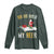 Christmas Beer Long Sleeve Shirt Funny Santa Ho Ho Hold My Beer Skateboard Roof
