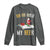 Christmas Beer Long Sleeve Shirt Funny Santa Ho Ho Hold My Beer Skateboard Roof