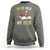 Christmas Beer Sweatshirt Funny Santa Ho Ho Hold My Beer Skateboard Roof - Wonder Print Shop