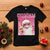 Pink Santa Retro Christmas T Shirt Blowing Bubble Pink Xmas Matching Family Group Party - Wonder Print Shop